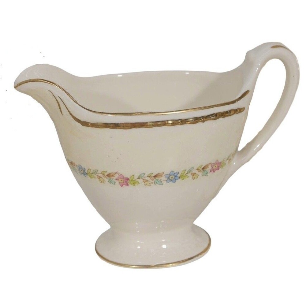 Homer Laughlin Creamer Georgian Eggshell Gold Trim G3388 Vintage